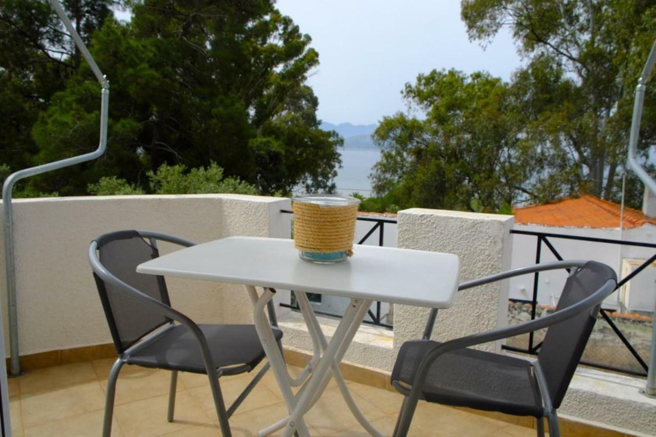Apartment With Sea View And Balcony 60M From Beach Aegina Dış mekan fotoğraf